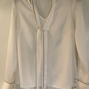 Silver accented blouse